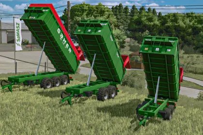 Ефективний Причіп Gaher Metalic Tipping Trailer Pack (GHR TB50/TB60/TB80) для Перевезення Сипучих Вантажів — 1