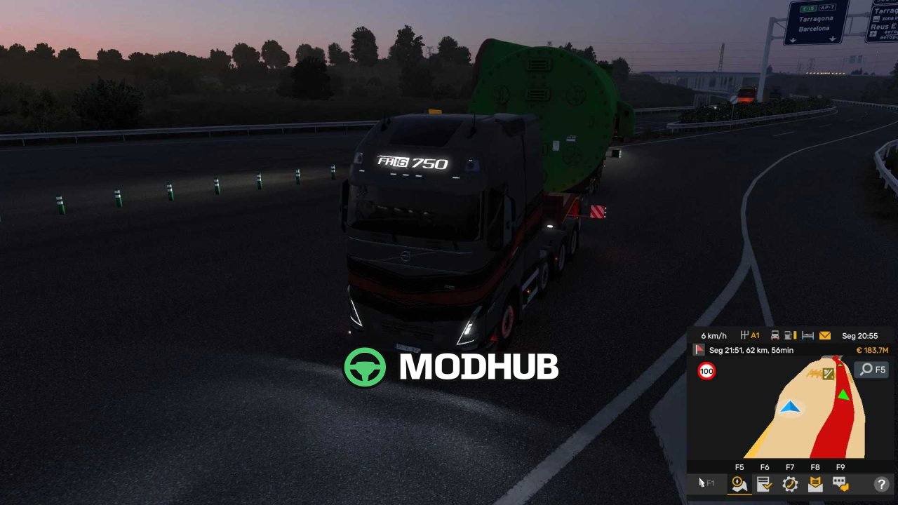 Special Transport 100 km/h for ETS2