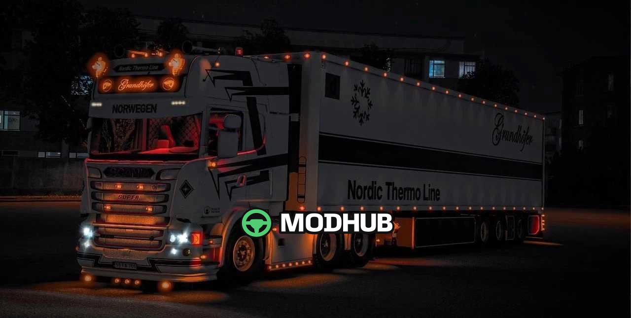 Truck Scania 6 Series R560 with trailer v6.0 for ETS2
