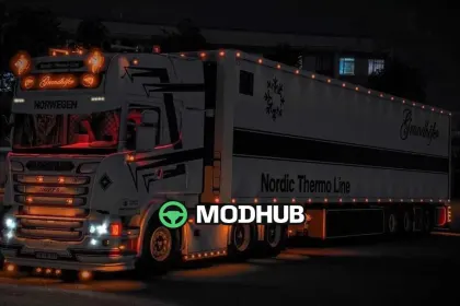 Truck Scania 6 Series R560 with trailer v6.0 for ETS2 — 3