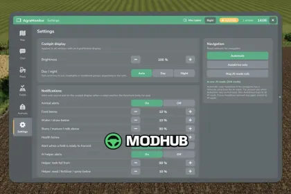 Agra Monitor V1.1 – Tablette de gestion pour FS25 — 6