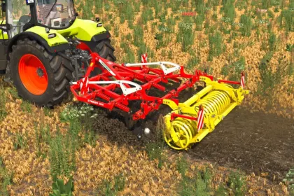 Ефективний Культиватор Pöttinger SYNKRO 3030 для Ідеального Обробітку Ґрунту в FS25 — 2