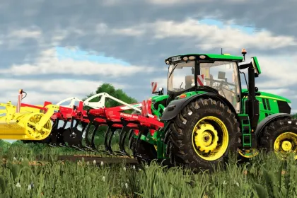 Ефективний Культиватор Pöttinger SYNKRO 3030 для Ідеального Обробітку Ґрунту в FS25 — 5