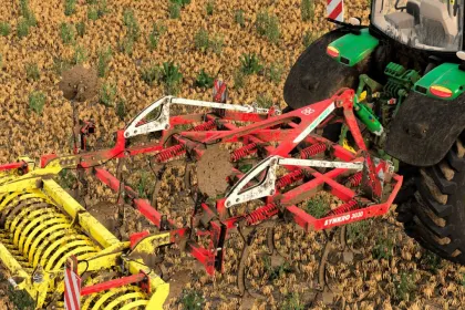 Ефективний Культиватор Pöttinger SYNKRO 3030 для Ідеального Обробітку Ґрунту в FS25 — 6