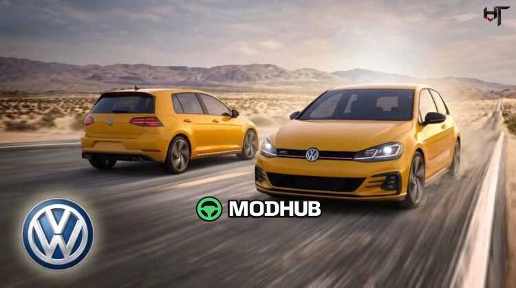 Voiture Volkswagen Golf 7.5 GTI v1.0 (Road Trip) pour ETS2