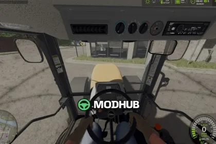 Real Glass V1.1.1.2 para FS25 - Sujeira realista e lavador de para-brisa — 2