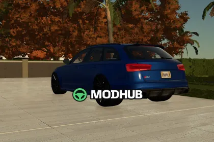 Мод на Автомобілі Audi RS6 Avant 2015 V1.0.0.0 для Фермер Симулятор 25 — 2