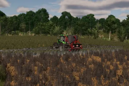 Efficient Sprayer Kuhn Deltis2 MTA3 21m for Precision Field Protection in FS25 — 3