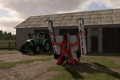 Efficient Sprayer Kuhn Deltis2 MTA3 21m for Precision Field Protection in FS25 — 4