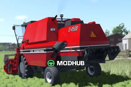 Комбайн Case IH D4500 для FS25 — 2