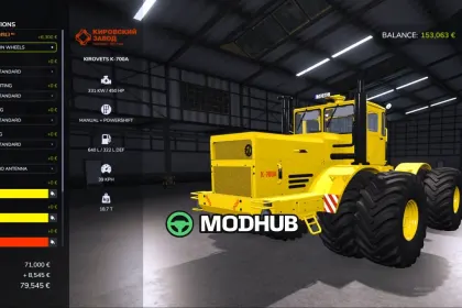 Traktor KIROVETS K-700A K-701 V1.2 für FS25 — 3