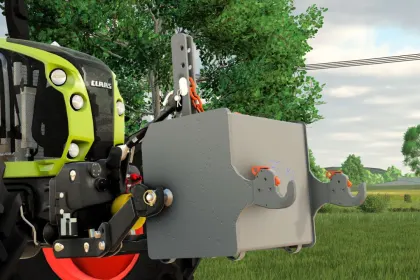 Efektywna przeciwwaga Concrete 750kg Weight z mufą do sprzętu zawieszanego — 2