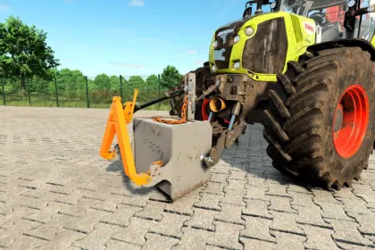 Efektywna przeciwwaga Concrete 750kg Weight z mufą do sprzętu zawieszanego — 3