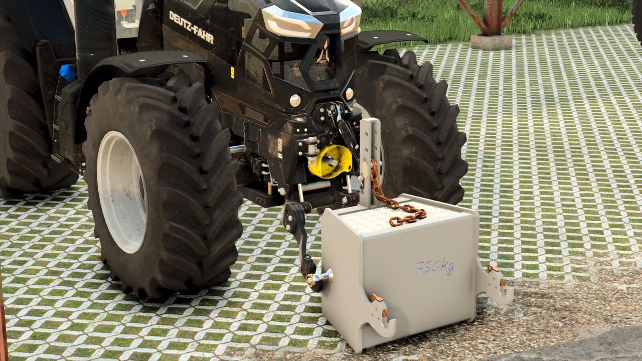 Effective Concrete 750kg Weight with Coupling for Mounted Equipment - Screenshots