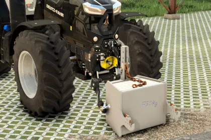 Efektywna przeciwwaga Concrete 750kg Weight z mufą do sprzętu zawieszanego — 4