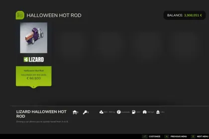 Hot Rod Halloween pour Farming Simulator 25 – V8 monstrueux — 2
