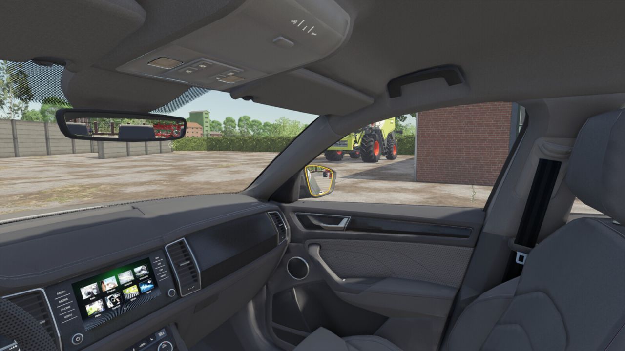 Wygodny Mod Moveable Mirrors dla Farming Simulator 25 — Konfigurowane Lusterka w Czasie Rzeczywistym