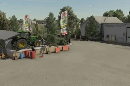 Carte Zdziechów pour Farming Simulator 25 - Village polonais réaliste — 3