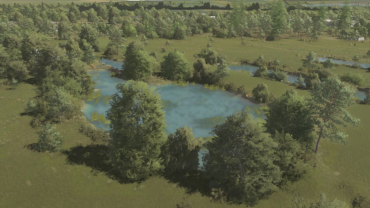 Carte Zdziechów pour Farming Simulator 25 - Village polonais réaliste