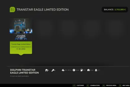 Вантажівка Transtar Eagle Limited Edition для Farming Simulator 25 — 2