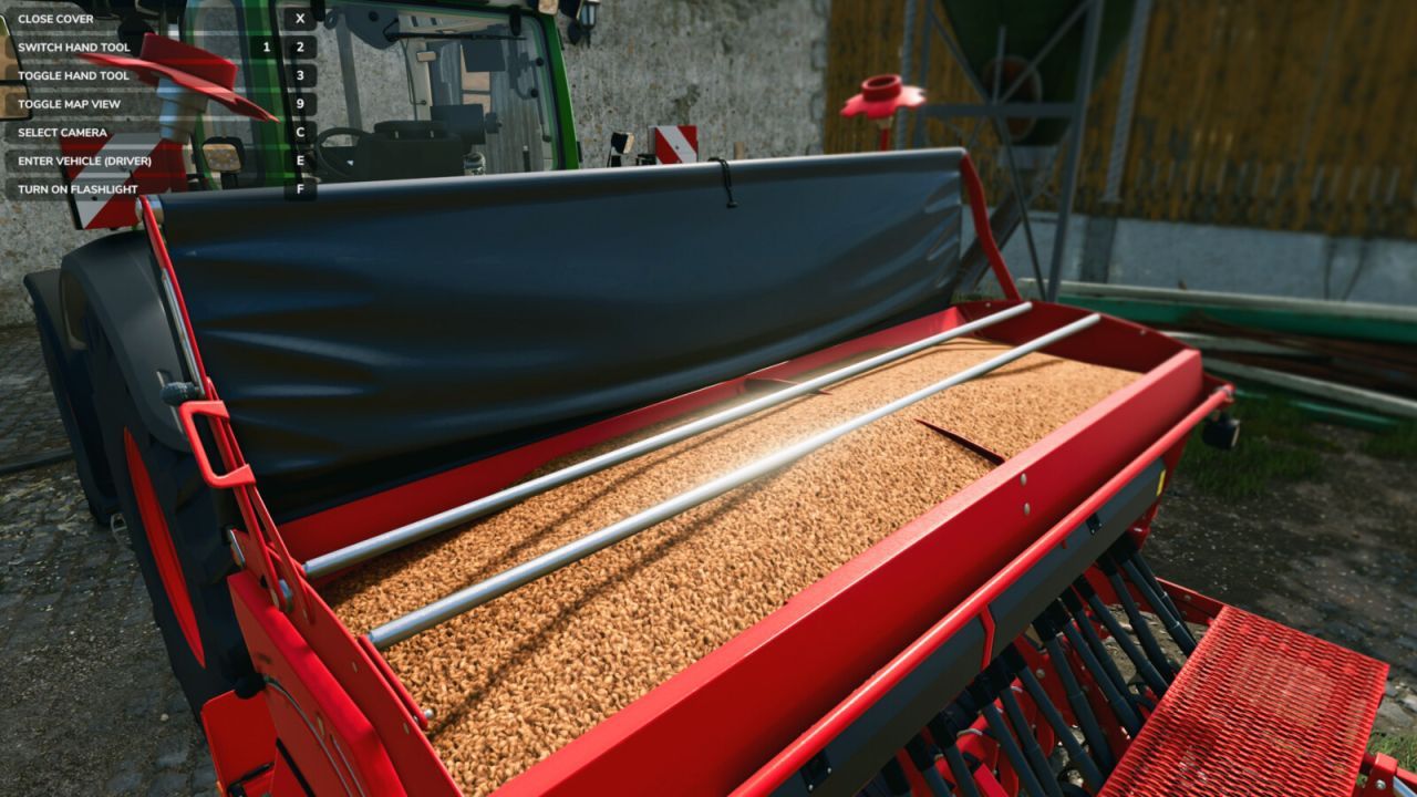 Bequeme Manual Cover — Manuelle Steuerung von Planen und Abdeckungen in Farming Simulator 25
