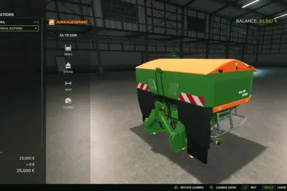 Bequeme Manual Cover — Manuelle Steuerung von Planen und Abdeckungen in Farming Simulator 25 — 3