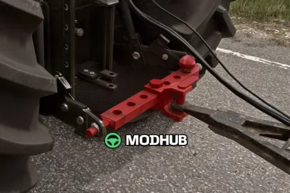 Причіпний дишль Drawbar V1.0.0.1 для FS25 — 2
