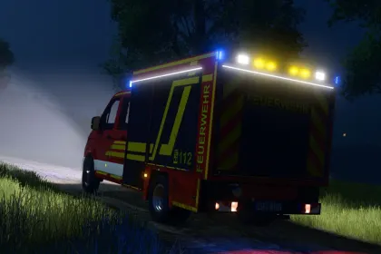 Маневрений Рятувальний MAN TGE TSF-W 2018 з Баком 1000 л для Farming Simulator 25 — 2