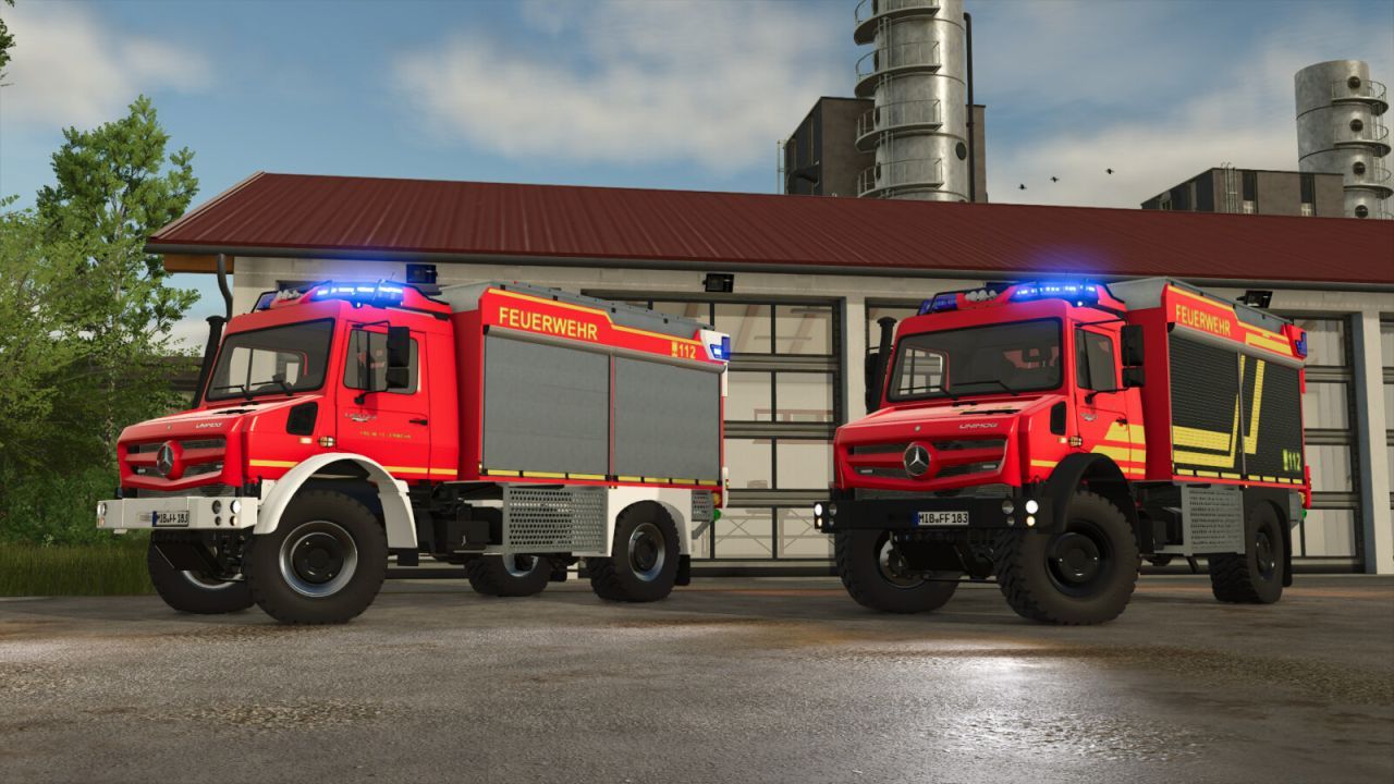Потужна Пожежна Вантажівка Mercedes-Benz Unimog U5023 TLF3000/RW для Екстремального Бездоріжжя