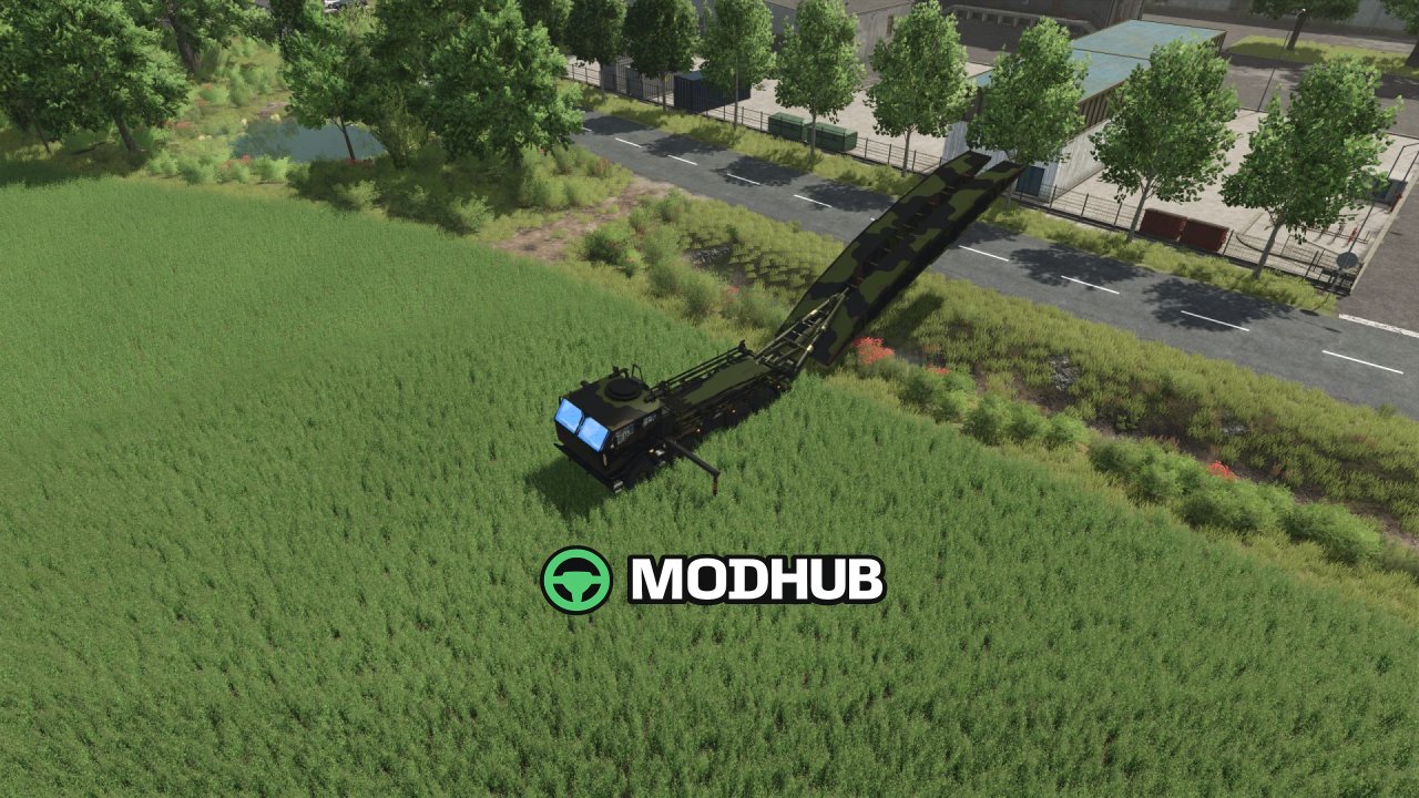 Мостовий укладач Oshkosh Heavy Tactical Armored Bridge Layer V1.0 для FS25