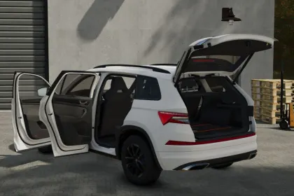 Universal Off-Road Vehicle Skoda Kodiaq for FS25 — Police, Ambulance, and Fire — 3