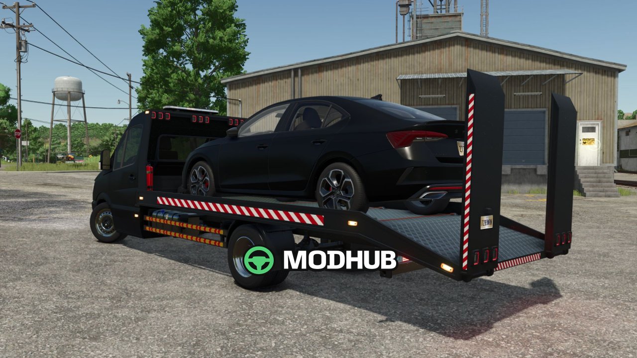 Евакуатор Mercedes-Benz Sprinter V1.2 для FS25