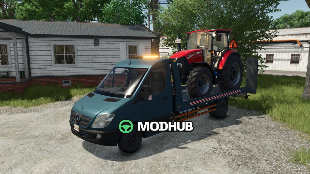 Евакуатор Mercedes-Benz Sprinter V1.2 для FS25