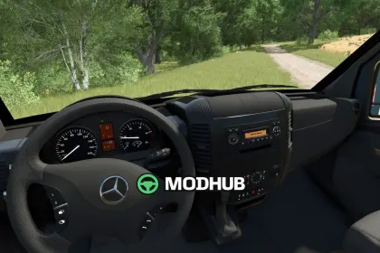 Евакуатор Mercedes-Benz Sprinter V1.2 для FS25 — 6
