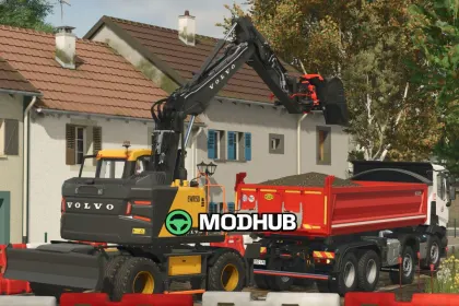 Truck Renault K480 8×4 for FS25 — 3