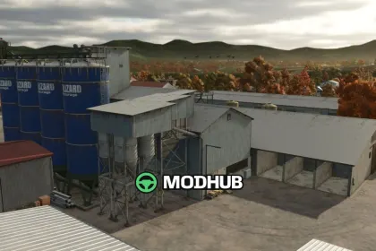 Silo de grãos e misturador de rações Lizard V1.3 para FS25 — 2
