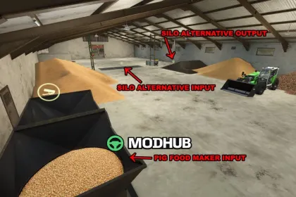 Silo de grãos e misturador de rações Lizard V1.3 para FS25 — 5