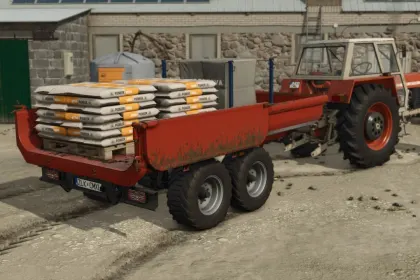 Effektiver Kippanhänger RCM PK1 für Bagger und Traktor in FS25 — 3