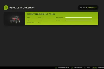 Effektiver Vehicle Shop Storage — Intelligente Lagerung von Technik in Werkstätten für FS25 — 2