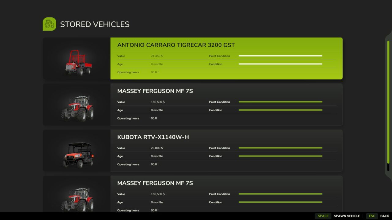 Effektiver Vehicle Shop Storage — Intelligente Lagerung von Technik in Werkstätten für FS25