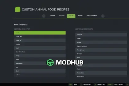Script Custom Animal Food Recipes V1.0 per FS25 — 4