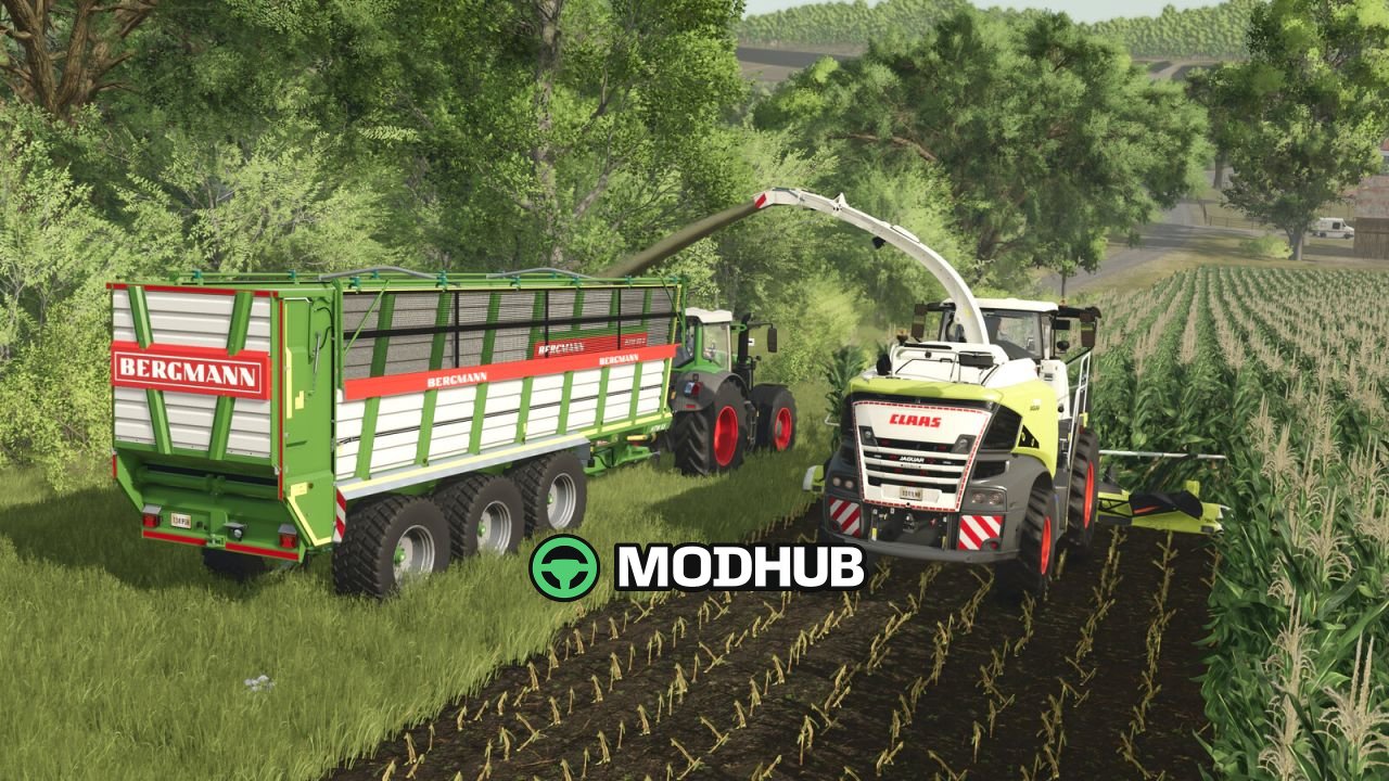 Rimorchio foraggero Bergmann HTW 65 S V1.0 per FS25