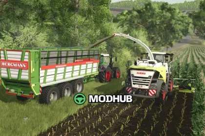 Rimorchio foraggero Bergmann HTW 65 S V1.0 per FS25 — 2