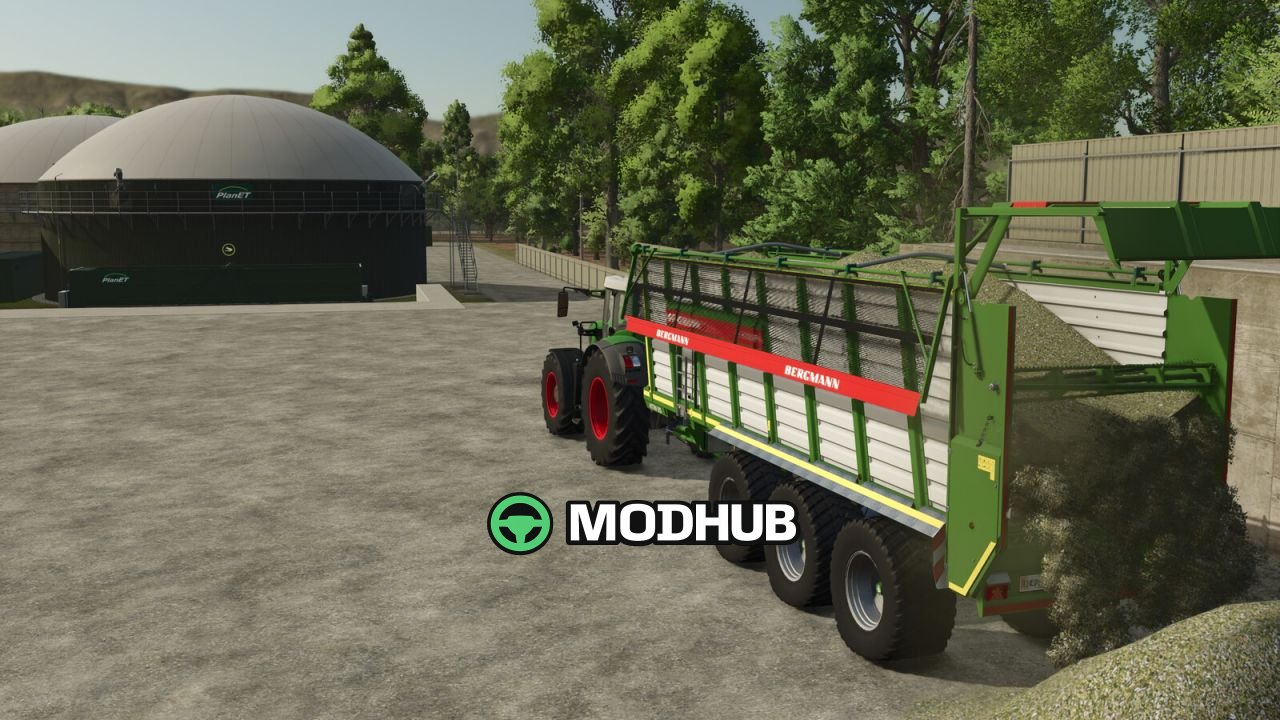 Rimorchio foraggero Bergmann HTW 65 S V1.0 per FS25