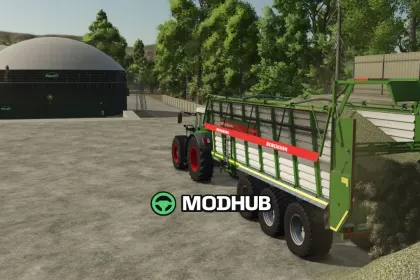 Rimorchio foraggero Bergmann HTW 65 S V1.0 per FS25 — 3