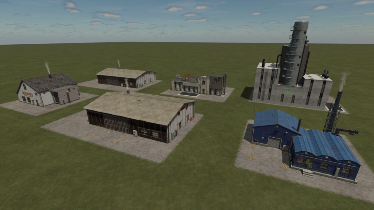 Gigantyczny Pakiet Maps Dodatkowy Pakiet dla Farming Simulator 25 — 100+ Producentów, Silosów i Punktów Sprzedaży