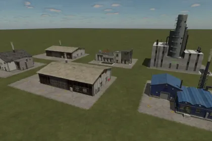 Гігантський Пакет Maps Supplementary Package для Farming Simulator 25 — 100+ Виробництв, Силосів і Точок Продажу