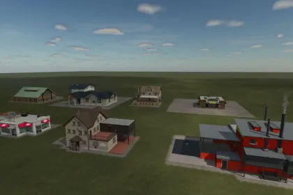 Гігантський Пакет Maps Supplementary Package для Farming Simulator 25 — 100+ Виробництв, Силосів і Точок Продажу