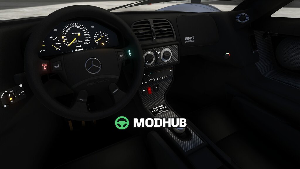 Samochód sportowy Mercedes-Benz CLK GTR StrassenVersion 1998 do GTA 5