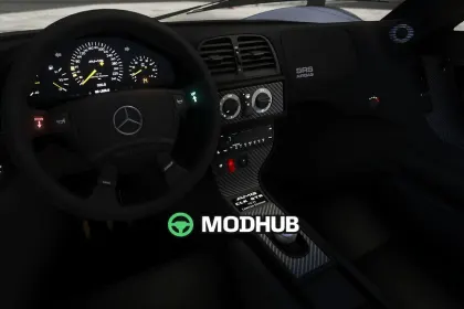 Samochód sportowy Mercedes-Benz CLK GTR StrassenVersion 1998 do GTA 5 — 5